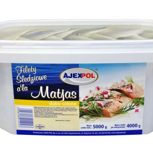 Filety śledziowe a'la Matjas 4kg